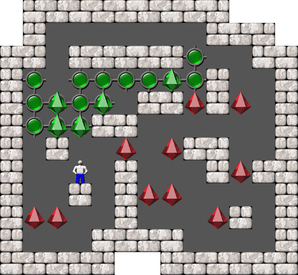 Sokoban Mass Remodel level 2230